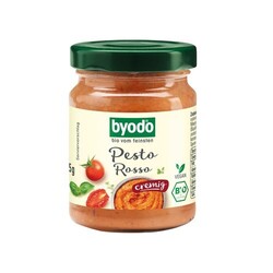 BIO Pesto en carton publicitaire, Pesto rosso bio