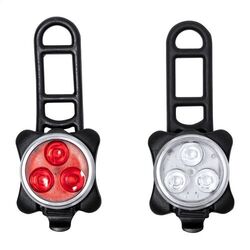 set lampes pour vélo rechargeable Bilux