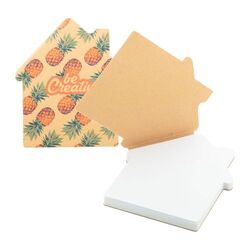 bloc-notes autocollant personnalisé CreaStick House Eco