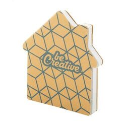 bloc-notes autocollant personnalisé CreaStick House Eco