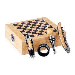 Set à vin jeu d'échecs Kaspar