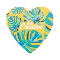 bloc-notes autocollant personnalisé CreaStick Heart