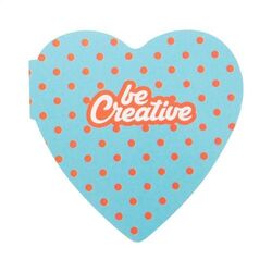 bloc-notes autocollant personnalisé CreaStick Heart