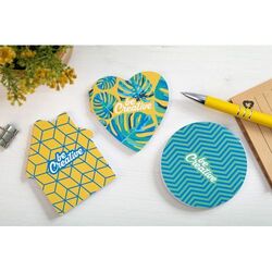 bloc-notes autocollant personnalisé CreaStick Heart