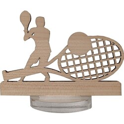 Trophée en bois SPORT bi-matière 10cm - France