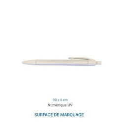 Stylo à bille BUDGET - Blanc