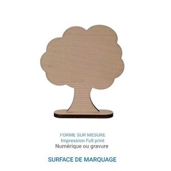 Trophée bois ARBRE 10cm - France