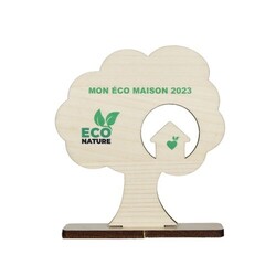 Trophée bois ARBRE 10cm - France