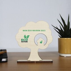 Trophée bois ARBRE 10cm - France