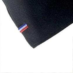 Plaid français RENNES sans ourlet - Bleu Royal