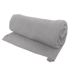 Plaid français RENNES sans ourlet - Bleu Royal