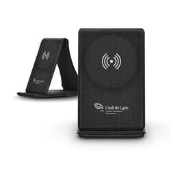 CHARGEUR INDUCTION 3 EN 1 ET SUPPORT PLIABLE EN rPET