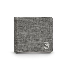 PORTE-MONNAIE PORTE CARTE DE CREDIT AVEC STOP RFID