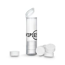 LINGETTES COMPRESSÉES REUTILISABLES EN TUBE DE 8 PASTILLES