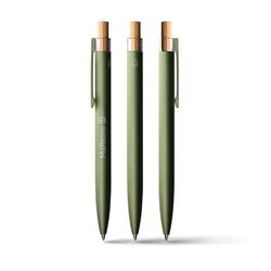 STYLO BILLE ECRITURE BLEUE EN ALU RECYCLE