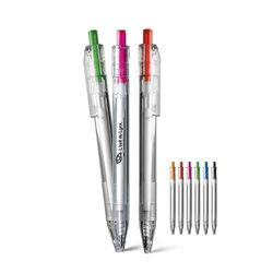 STYLO BILLE ECRITURE BLEUE EN rPET