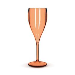 FLUTE A CHAMPAGNE EN PLASTIQUE REUTILISABLE TRITAN® 16 cl RAS BORD