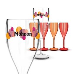 FLUTE A CHAMPAGNE EN PLASTIQUE REUTILISABLE TRITAN® 16 cl RAS BORD