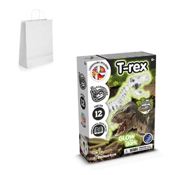 Fossil Excavation Kit II. Jeu éducatif livré avec un sac cadeau en papier kraft (90 g/m²), fabriqué à partir de matériaux certifiés FSC™ et d'autres matériaux certifiés