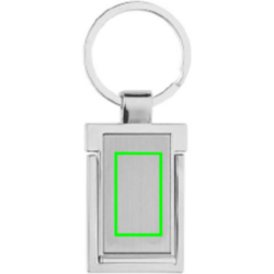 Porte-clés support téléphone en alliage de zinc recyclé RCS