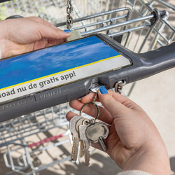 Porte-clés jeton et clé de radiateur en alliage de zinc RCS