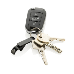 Porte-clés décapsuleur en aluminium recyclé RCS