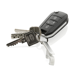 Porte-clés décapsuleur en aluminium recyclé RCS