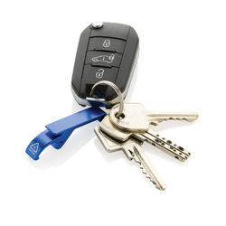 Porte-clés décapsuleur en aluminium recyclé RCS