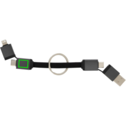 Câble de charge rapide 4 en 1 60W en aluminium recyclé Terra