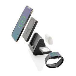 Chargeur 3 en 1 avec powerbank en plastique RCS Powerbase