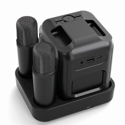 Set karaoké avec double micro en plastique RCS SingVIBE