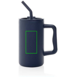 Mug Cube 800ml en acier recyclé certifiée RCS