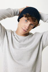 Bonnet à double côte et revers AWARE™ Polylana® Kennedi