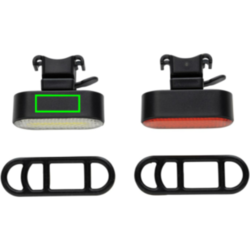 Set d'éclairage de vélo via USB en plastique RCS Lumino