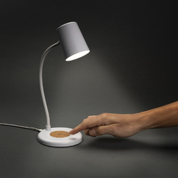 Lampe de bureau 15W  en liège et plastique RCS Zenara