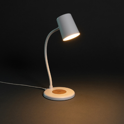 Lampe de bureau 15W  en liège et plastique RCS Zenara
