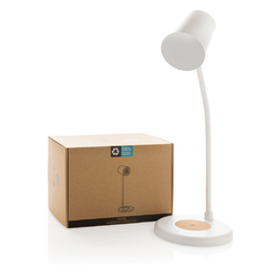 Lampe de bureau 15W  en liège et plastique RCS Zenara