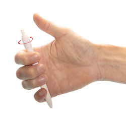 Stylo anti-stress en ABS recyclé GRS Quill