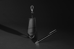 Set porte-clés et stylo en PU recyclé RCS Swiss Peak Tula