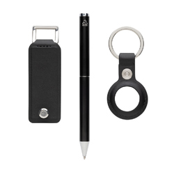 Coffret cadeau 3 pcs en PU recyclé RCS Swiss Peak Tula