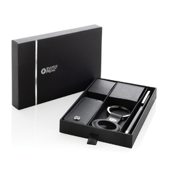 Coffret cadeau 3 pcs en PU recyclé RCS Swiss Peak Tula