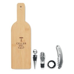 VINOVAULT SET Set de vin forme bouteille