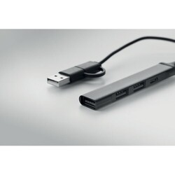 CURRENT Hub USB 4 ports 19 cm