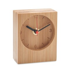 CLAMBU Horloge de table en bambou
