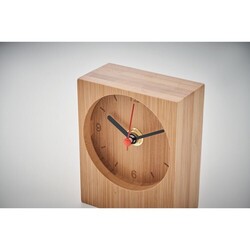 CLAMBU Horloge de table en bambou