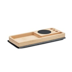 PANDU Chargeur sans fil bambou 15W