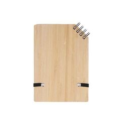 Cahier à reliure d'angle en bambou A6
