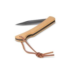 Couteau de poche en bambou