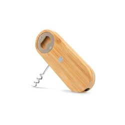 Ouvre-bouteille multifonctionnel en bambou