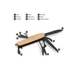 Multi-outils en bambou 9 fonctions